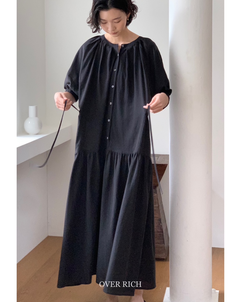 OVER RICH韓國直郵㊣東大門實拍女裝新品時尚25春夏連衣裙OVER RICH連衣裙