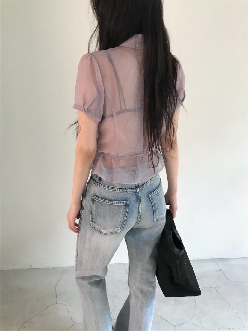 ESCHER韓國㊣直郵東大門代購女裝新款時尚人氣休閑襯衫蕾絲衫ESCHER襯衫/蕾絲衫
