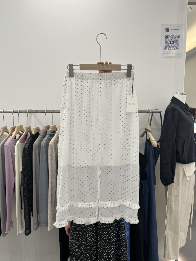 LEMATIN韓國㊣直郵東大門代購女裝新款25春夏推薦半身裙中短裙LEMATIN半身裙/中短裙