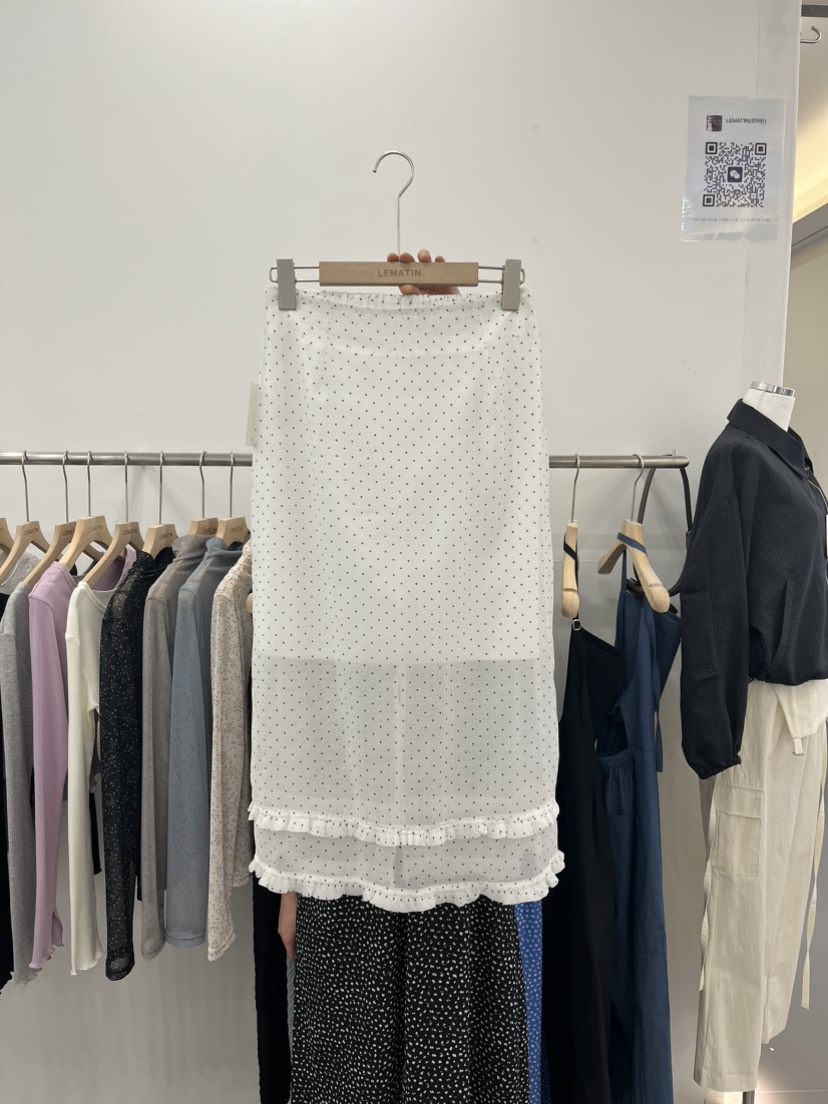 LEMATIN韓國㊣直郵東大門代購女裝新款25春夏推薦半身裙中短裙LEMATIN半身裙/中短裙圖色2