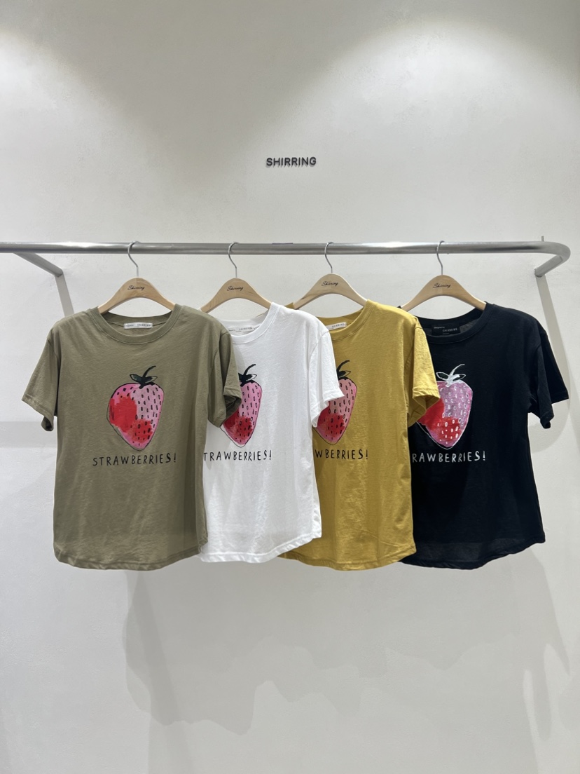 SHIRRING韓國直郵㊣女裝新品熱賣推薦休閑25春夏人氣時尚T恤SHIRRINGT恤