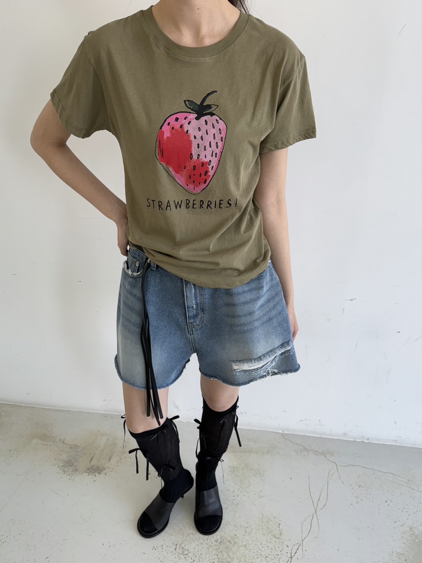 SHIRRING韓國直郵㊣女裝新品熱賣推薦休閑25春夏人氣時尚T恤SHIRRINGT恤