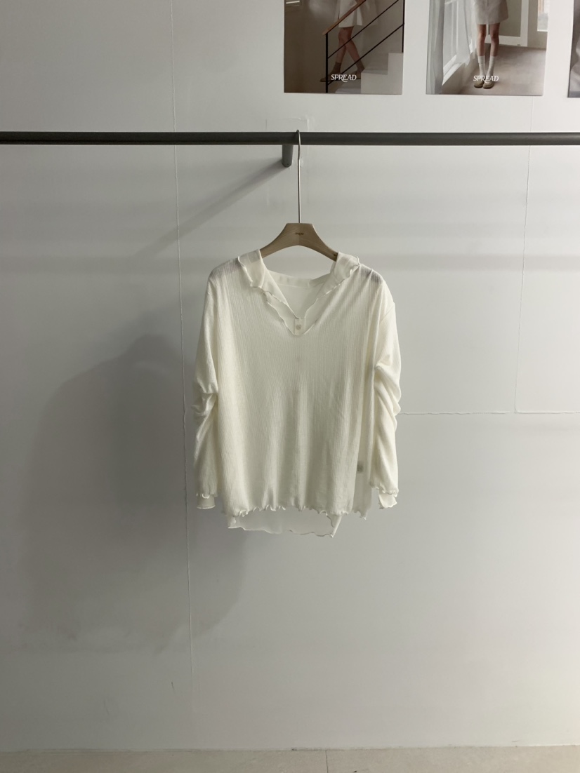 SPREAD直郵韓國代購㊣女裝新品25春夏休閑人氣推薦熱賣時尚T恤SPREADT恤圖色2