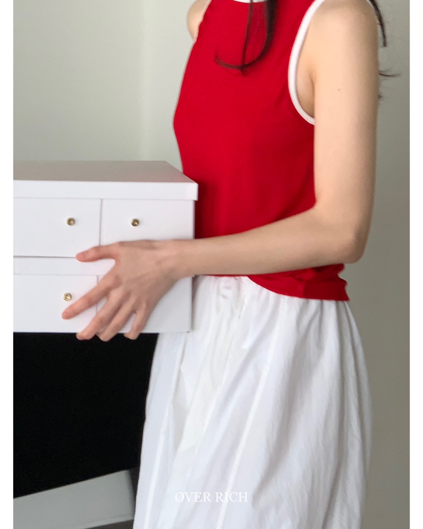 OVER RICH韓國直郵㊣女裝新款推薦時尚25春夏熱賣吊帶背心OVER RICH吊帶/背心