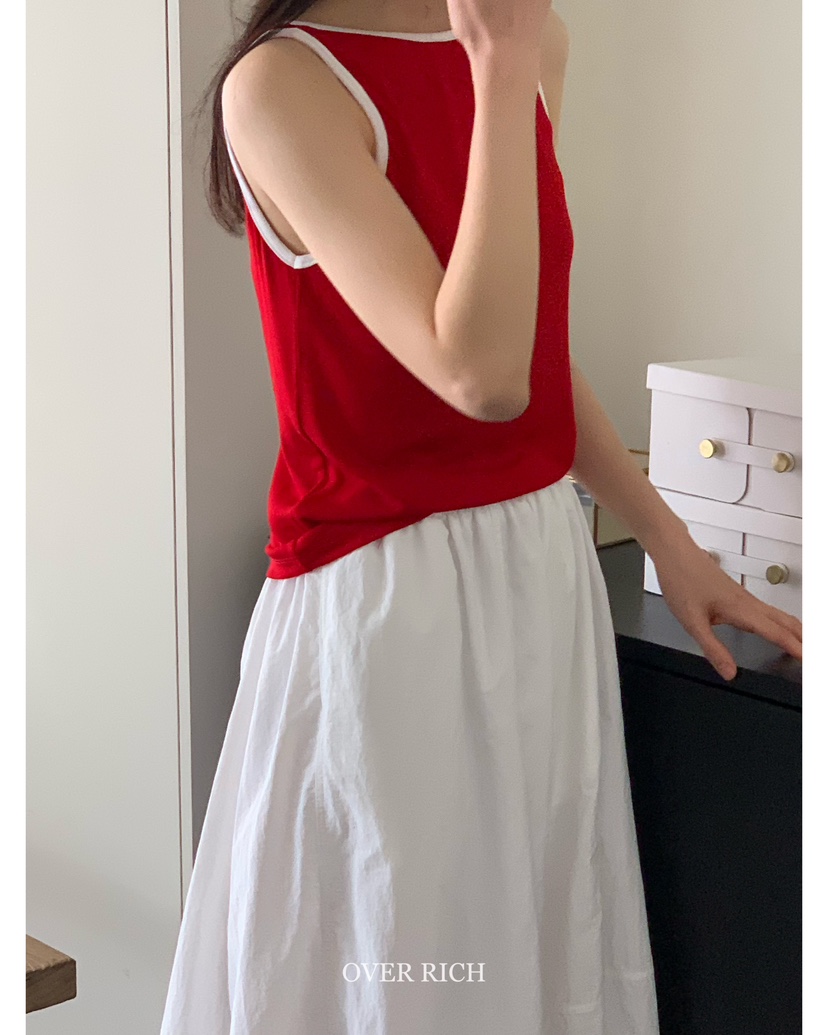 OVER RICH韓國直郵㊣女裝新款推薦時尚25春夏熱賣吊帶背心OVER RICH吊帶/背心