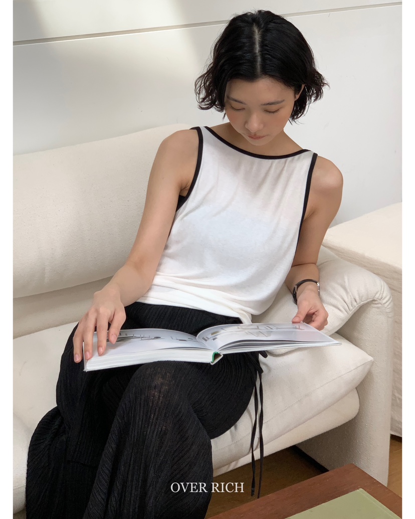 OVER RICH韓國直郵㊣女裝新款推薦時尚25春夏熱賣吊帶背心OVER RICH吊帶/背心