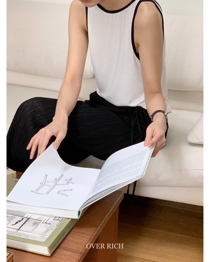 OVER RICH韓國直郵㊣女裝新款推薦時尚25春夏熱賣吊帶背心OVER RICH吊帶/背心