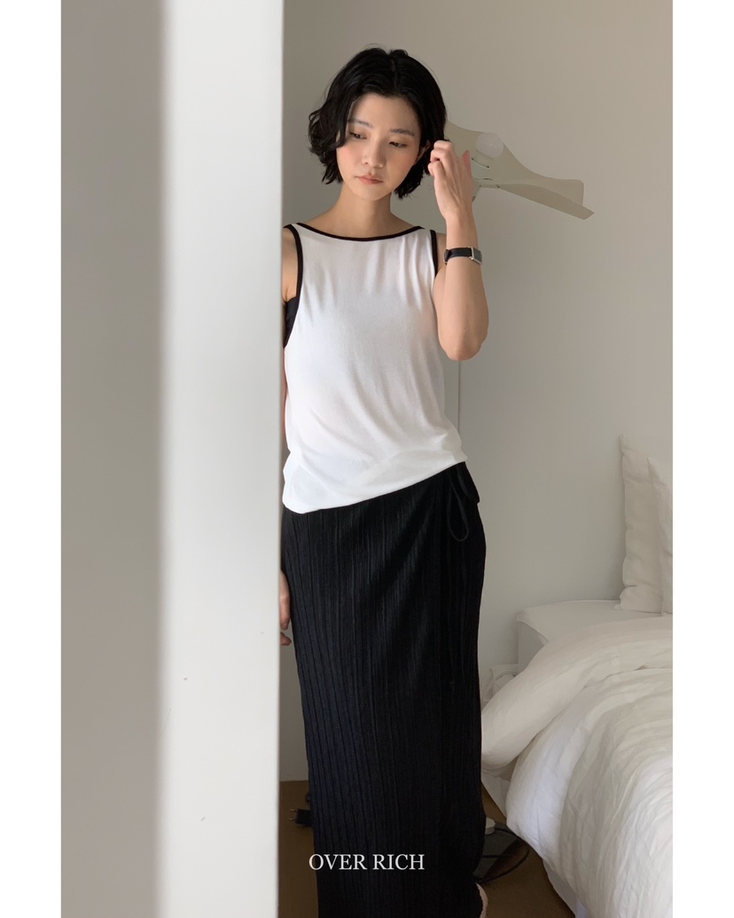 OVER RICH韓國直郵㊣女裝新款推薦時尚25春夏熱賣吊帶背心OVER RICH吊帶/背心