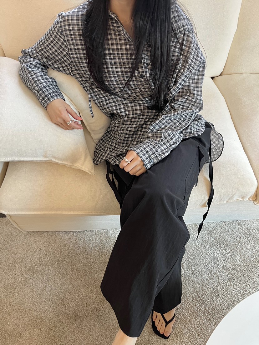 LEMATIN直郵韓國代購㊣女裝新品休閑時尚25春夏襯衫蕾絲衫連帽LEMATIN襯衫/蕾絲衫