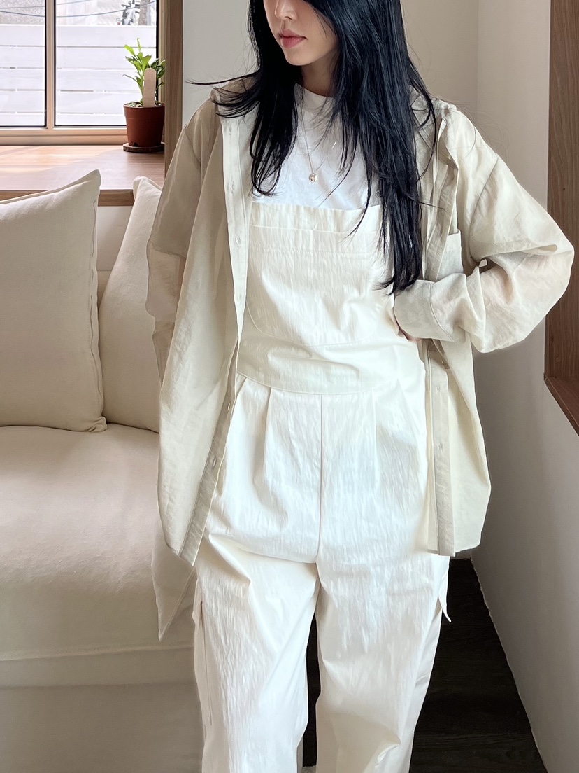 LEMATIN直郵韓國代購㊣女裝新品休閑時尚25春夏襯衫蕾絲衫連帽LEMATIN襯衫/蕾絲衫