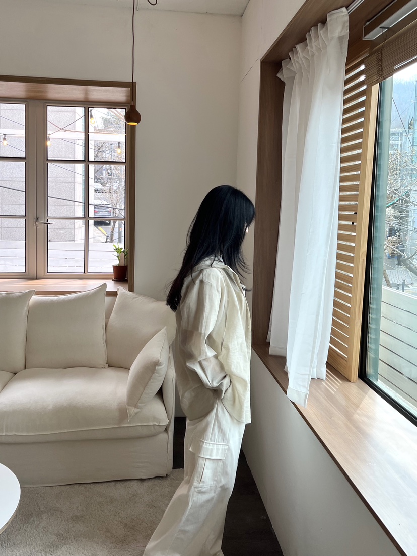LEMATIN直郵韓國代購㊣女裝新品休閑時尚25春夏襯衫蕾絲衫連帽LEMATIN襯衫/蕾絲衫
