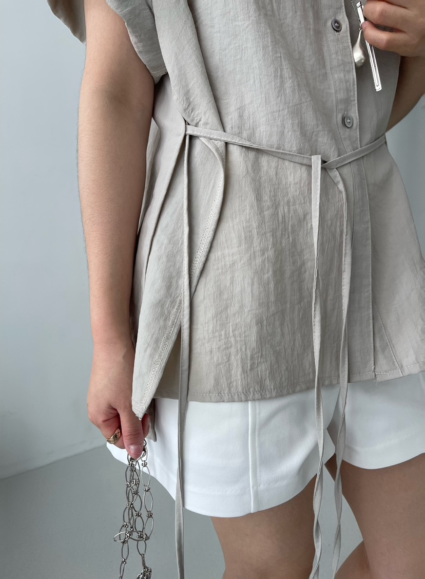 NEAR LEAP-P韓國直郵㊣女裝新款時尚休閑25春夏襯衫蕾絲衫NEAR LEAP襯衫/蕾絲衫