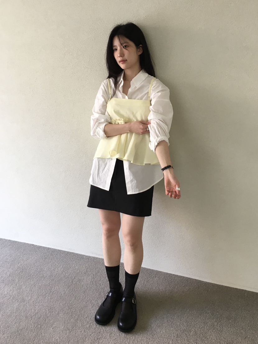 SPREAD韓國㊣直郵東大門代購女裝新款熱賣推薦襯衫蕾絲衫雙面SPREAD襯衫/蕾絲衫