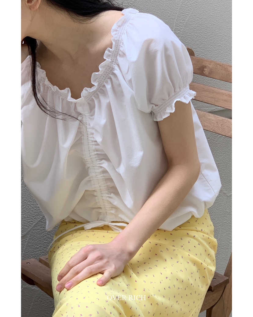 OVER RICH韓國㊣直郵東大門代購女裝新款休閑熱賣襯衫蕾絲衫OVER RICH襯衫/蕾絲衫