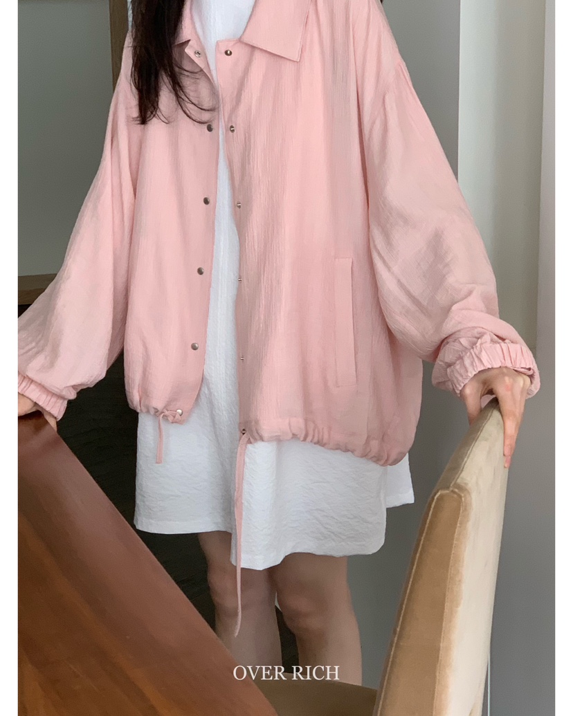 OVER RICH韓國直郵㊣東大門實拍女裝新款人氣推薦時尚夾克OVER RICH夾克
