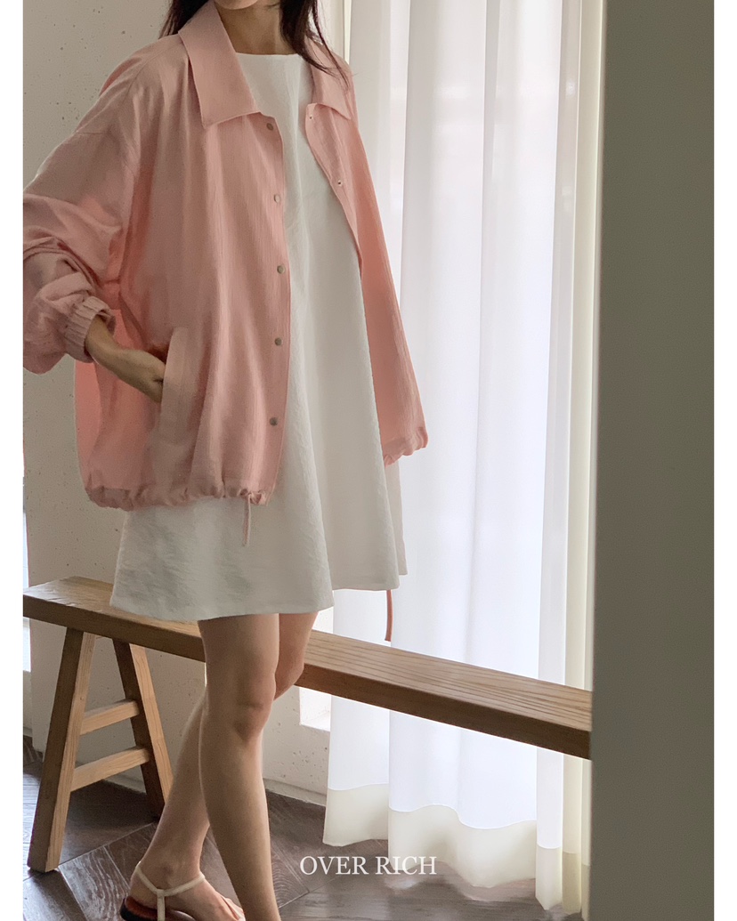 OVER RICH韓國直郵㊣東大門實拍女裝新款人氣推薦時尚夾克OVER RICH夾克