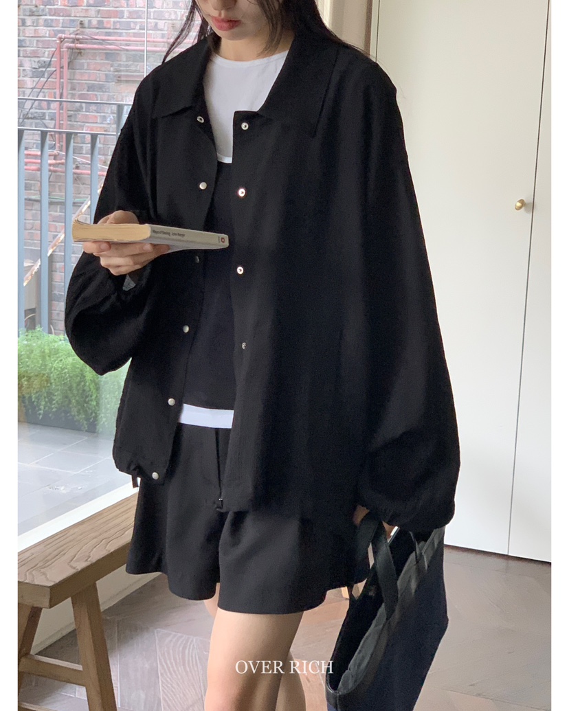 OVER RICH韓國直郵㊣東大門實拍女裝新款人氣推薦時尚夾克OVER RICH夾克