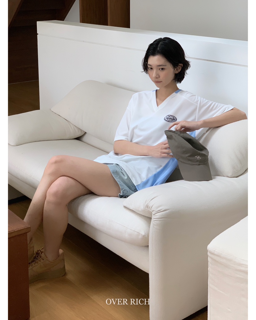 OVER RICH韓國直郵㊣東大門實拍女裝新款25春夏時尚熱賣T恤OVER RICHT恤