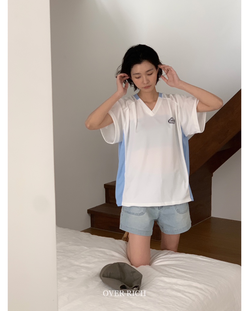 OVER RICH韓國直郵㊣東大門實拍女裝新款25春夏時尚熱賣T恤OVER RICHT恤