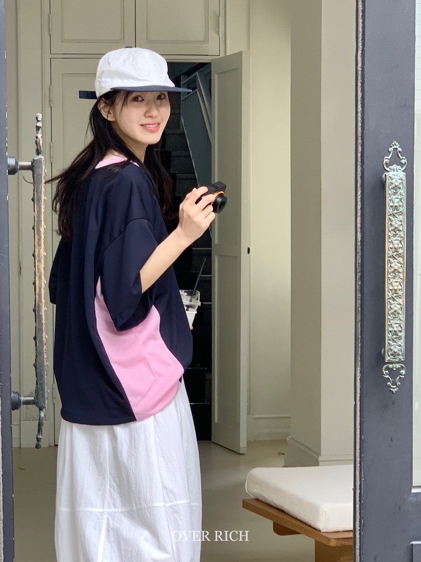 OVER RICH韓國直郵㊣東大門實拍女裝新款25春夏時尚熱賣T恤OVER RICHT恤
