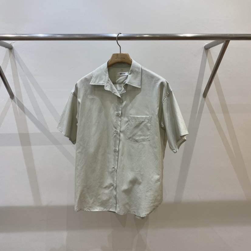 SILVER韓國直郵㊣東大門實拍女裝新品25春夏時尚襯衫蕾絲衫SILVER襯衫/蕾絲衫圖色2