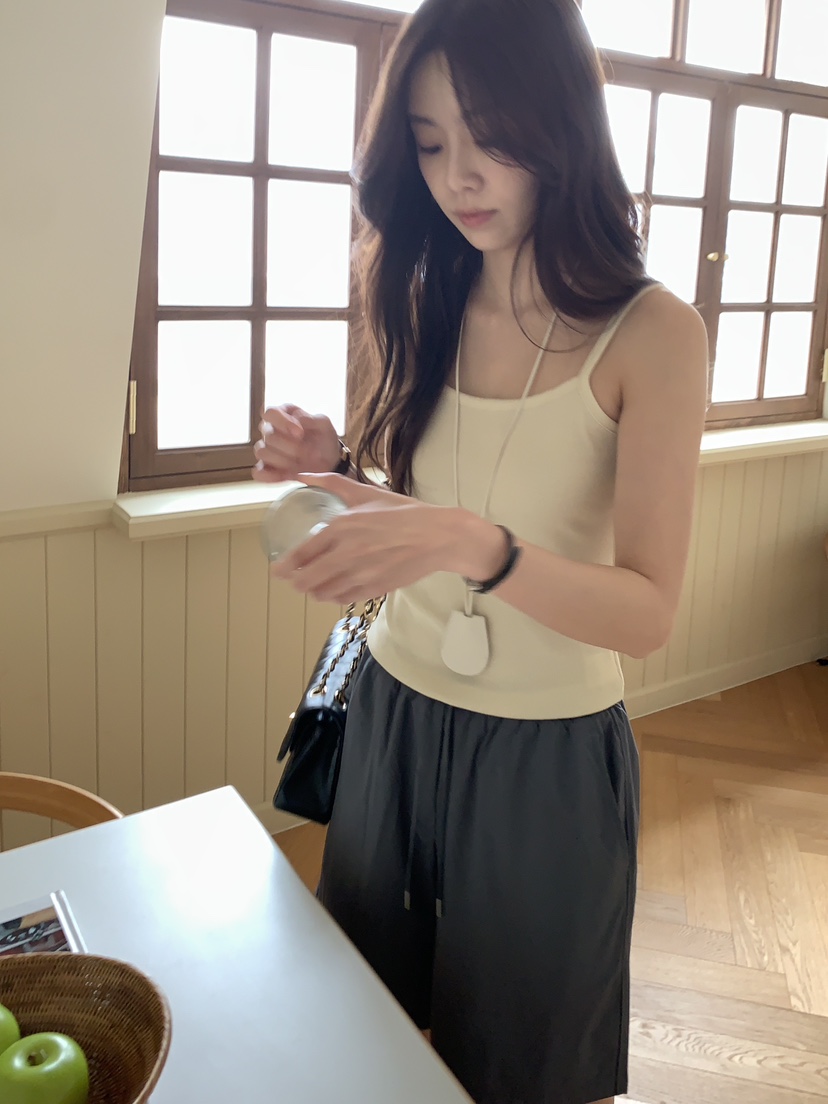 BAKING POWDER韓國直郵㊣女裝新款休閑時尚人氣25春夏吊帶背心BAKING POWDER吊帶/背心