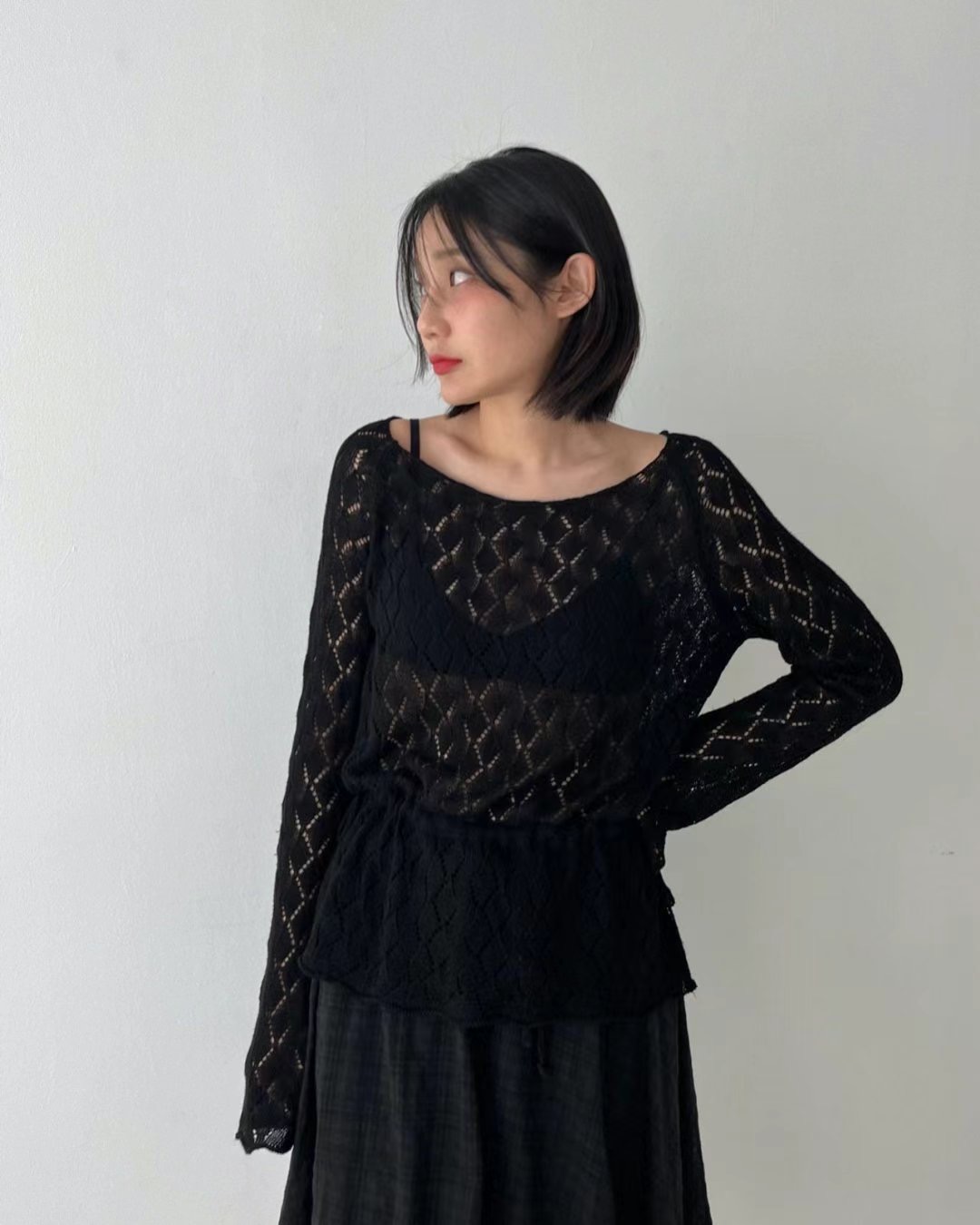 TREEAN-트리안-T韓國直郵㊣女裝新品25春夏熱賣休閑針織衫TREEAN針織衫圖色3