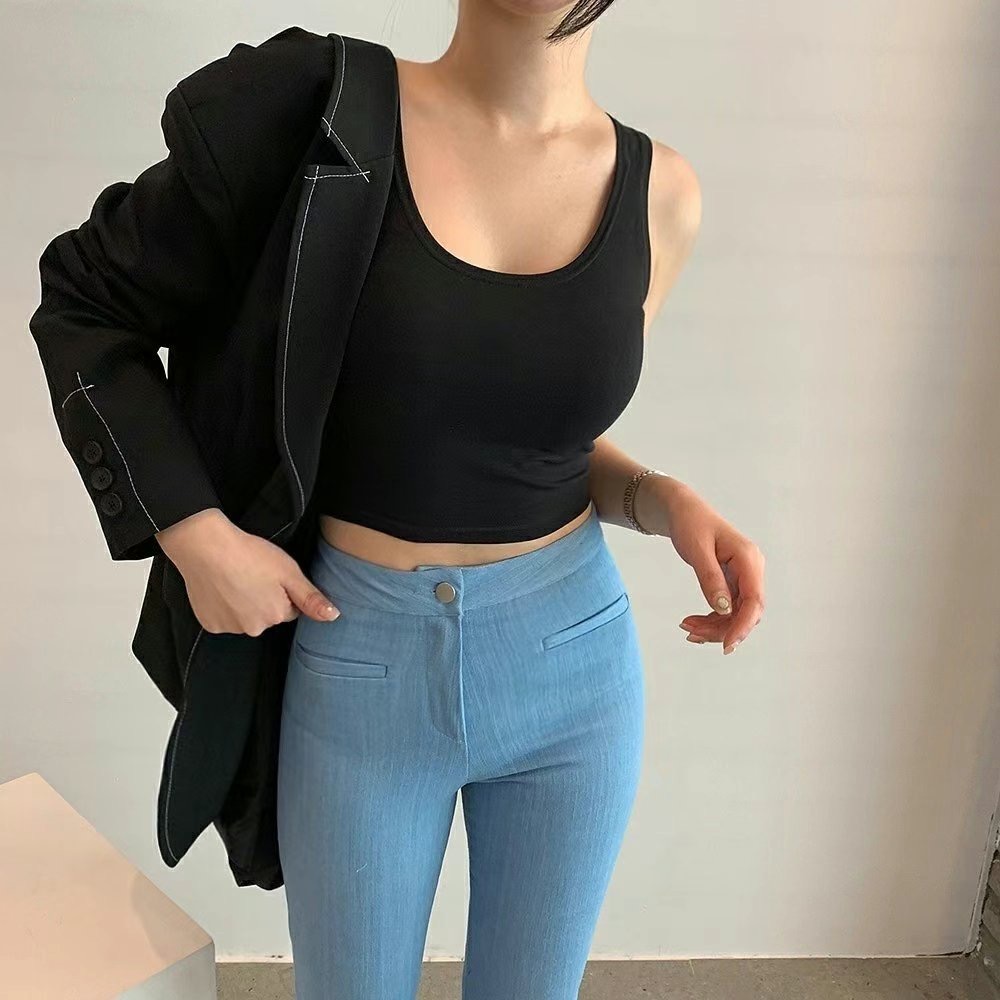 PUDDING韓國直郵㊣女裝新款25春夏人氣熱賣時尚推薦吊帶背心PUDDING吊帶/背心