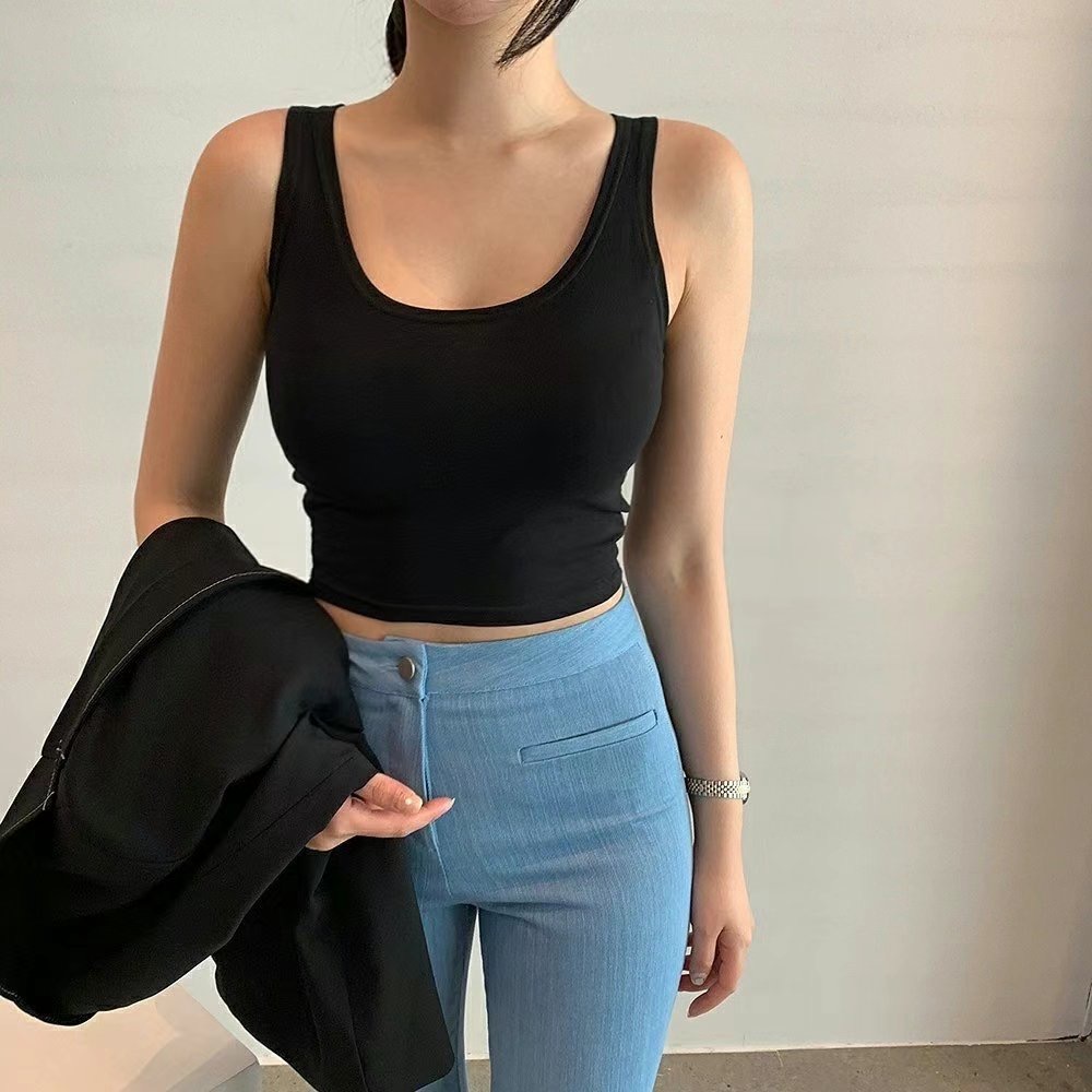 PUDDING韓國直郵㊣女裝新款25春夏人氣熱賣時尚推薦吊帶背心PUDDING吊帶/背心圖色2