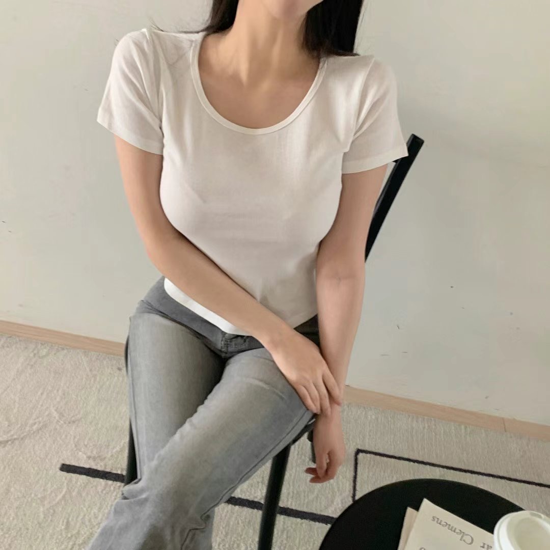 QUEENS MADE韓國直郵㊣東大門實拍女裝新品熱賣人氣時尚T恤QUEENS MADET恤