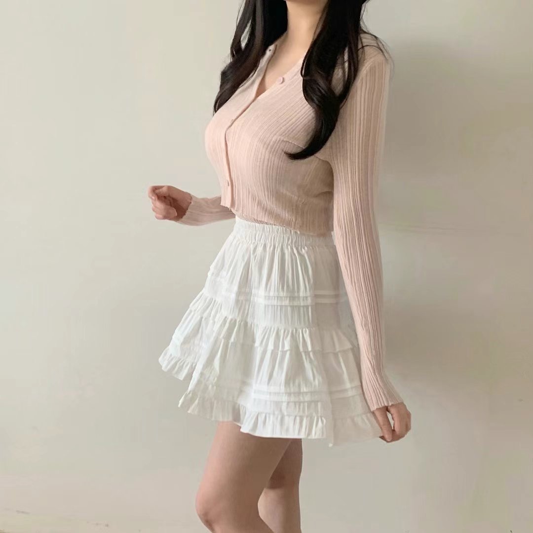 QUEENS MADE直郵韓國代購㊣女裝新品人氣休閑推薦短裙短款QUEENS MADE短裙