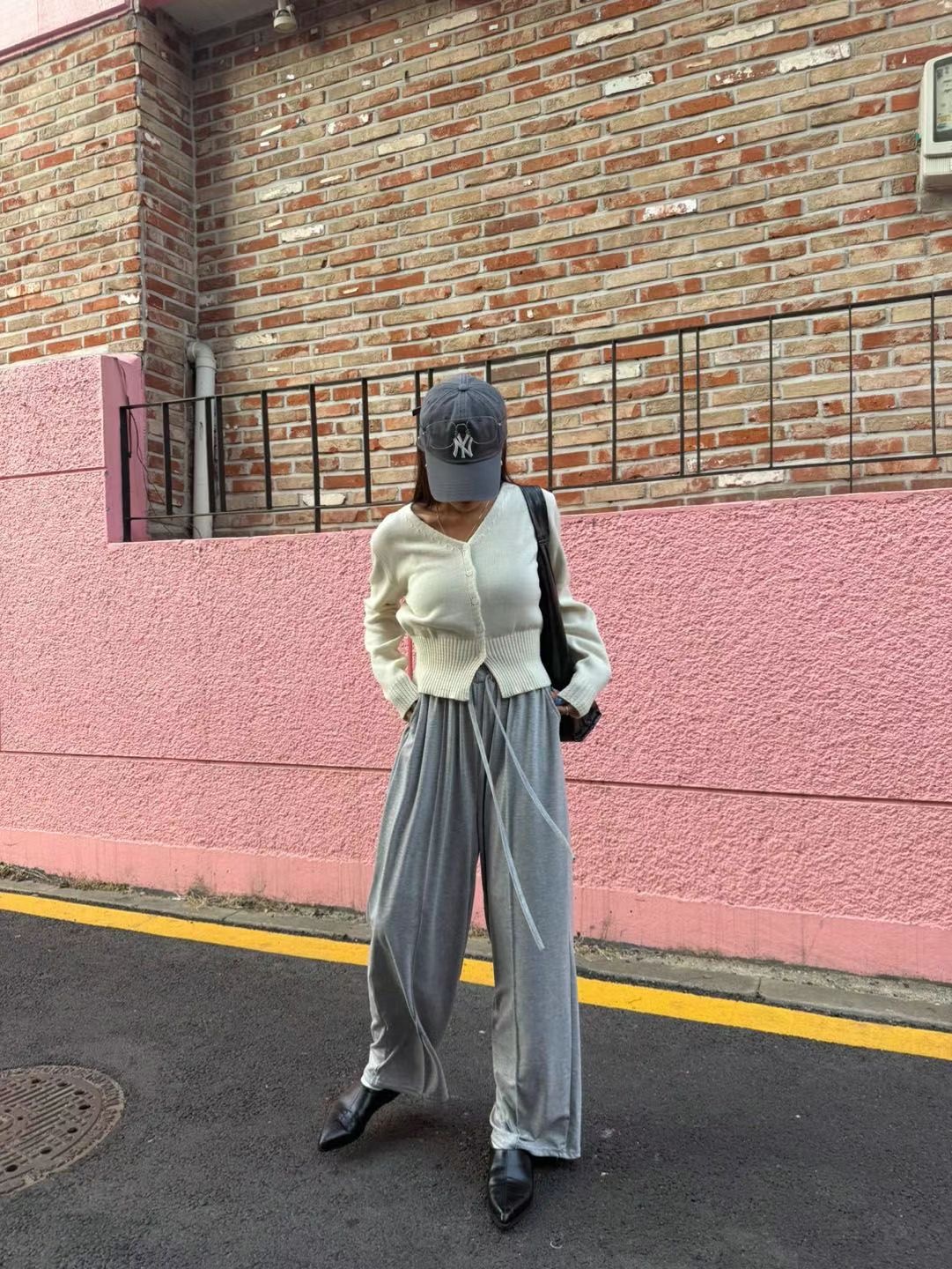 QUEENS MADE韓國直郵㊣東大門實拍女裝新款25春夏人氣休閑褲QUEENS MADE休閑褲
