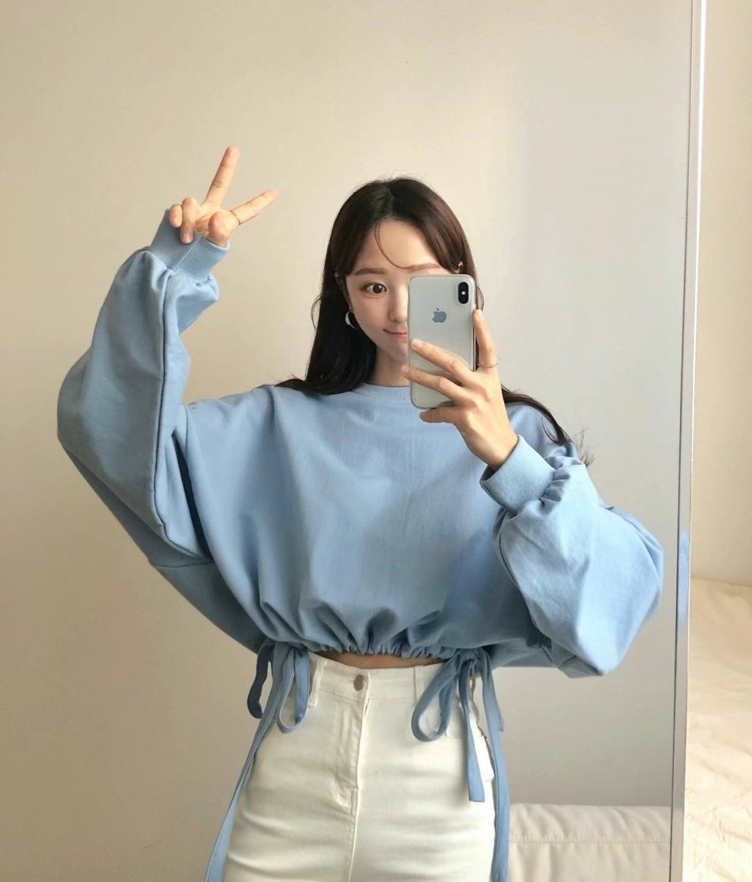 PUDDING韓國直郵㊣女裝新款推薦時尚25春夏休閑人氣熱賣衛衣PUDDING衛衣圖色2