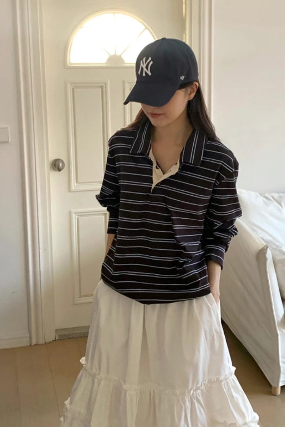 TREEAN-트리안-T韓國直郵㊣女裝新款熱賣推薦時尚長袖T恤TREEAN長袖T恤圖色3