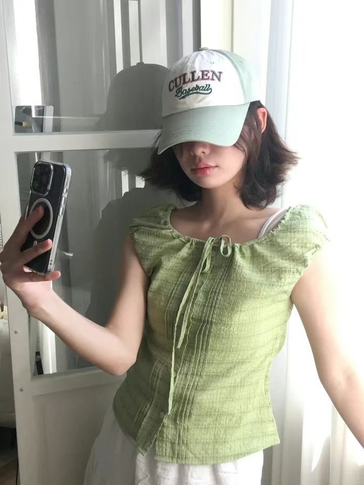 TREEAN-트리안-T直郵韓國代購㊣女裝新款休閑人氣襯衫蕾絲衫TREEAN襯衫/蕾絲衫圖色2