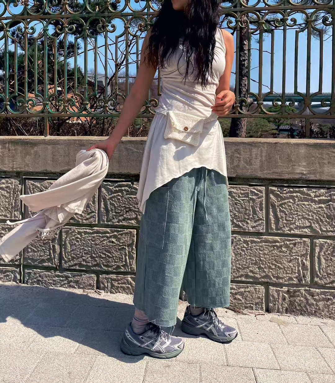 TON80韓國直郵㊣女裝新款25春夏推薦時尚熱賣人氣休閑休閑褲TON80休閑褲