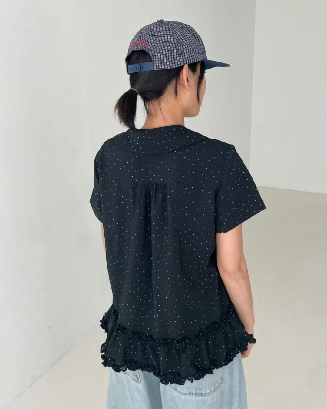 TREEAN-트리안-T直郵韓國代購㊣女裝新品休閑推薦襯衫蕾絲衫TREEAN襯衫/蕾絲衫