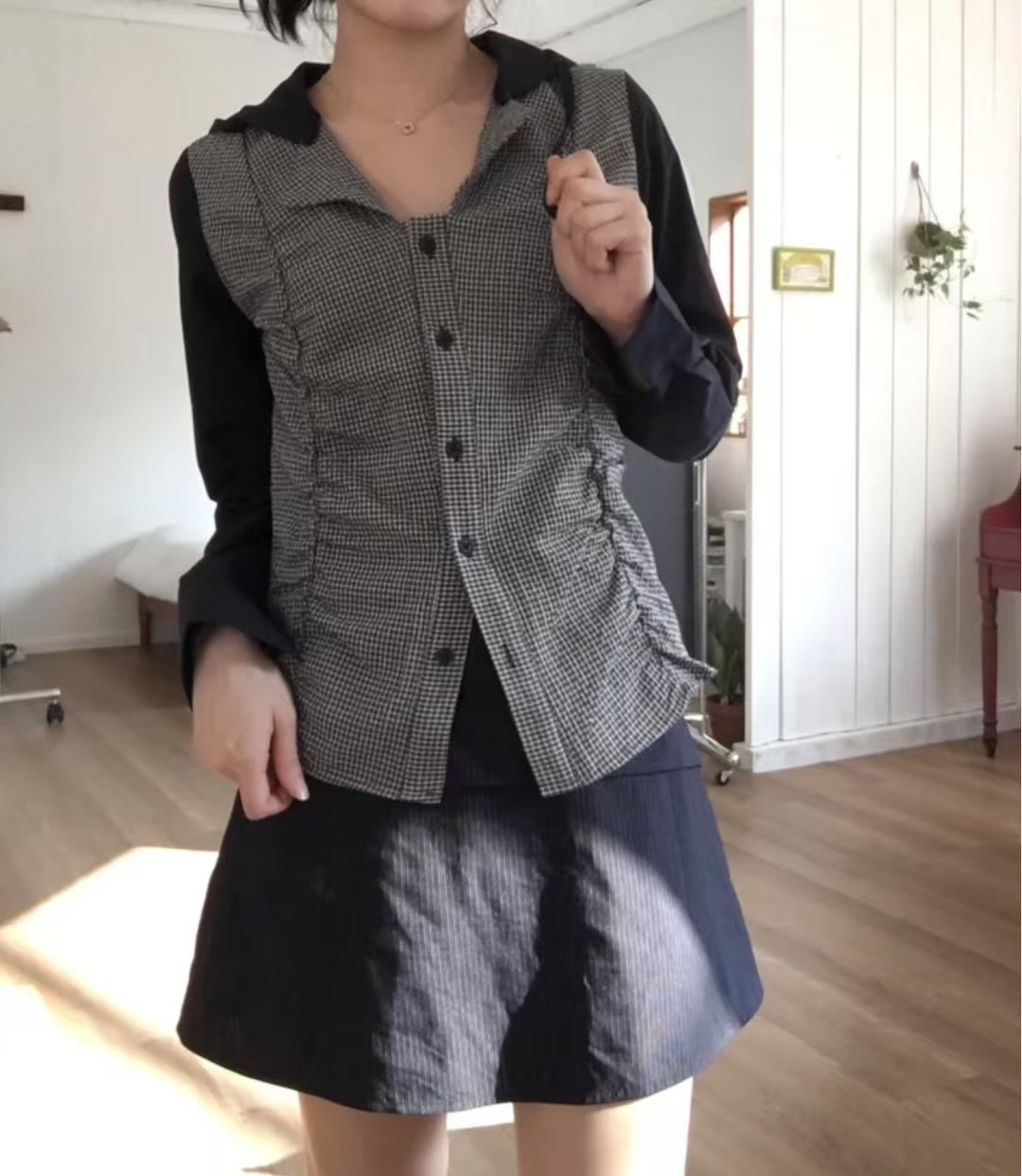 TON80直郵韓國代購㊣女裝新品人氣時尚25春夏休閑推薦針織衫TON80針織衫