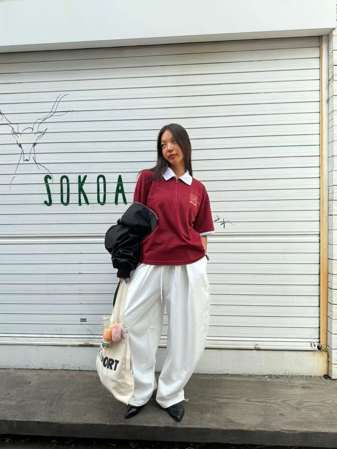 QUEENS MADE直郵韓國代購㊣女裝新品25春夏時尚休閑熱賣T恤QUEENS MADET恤