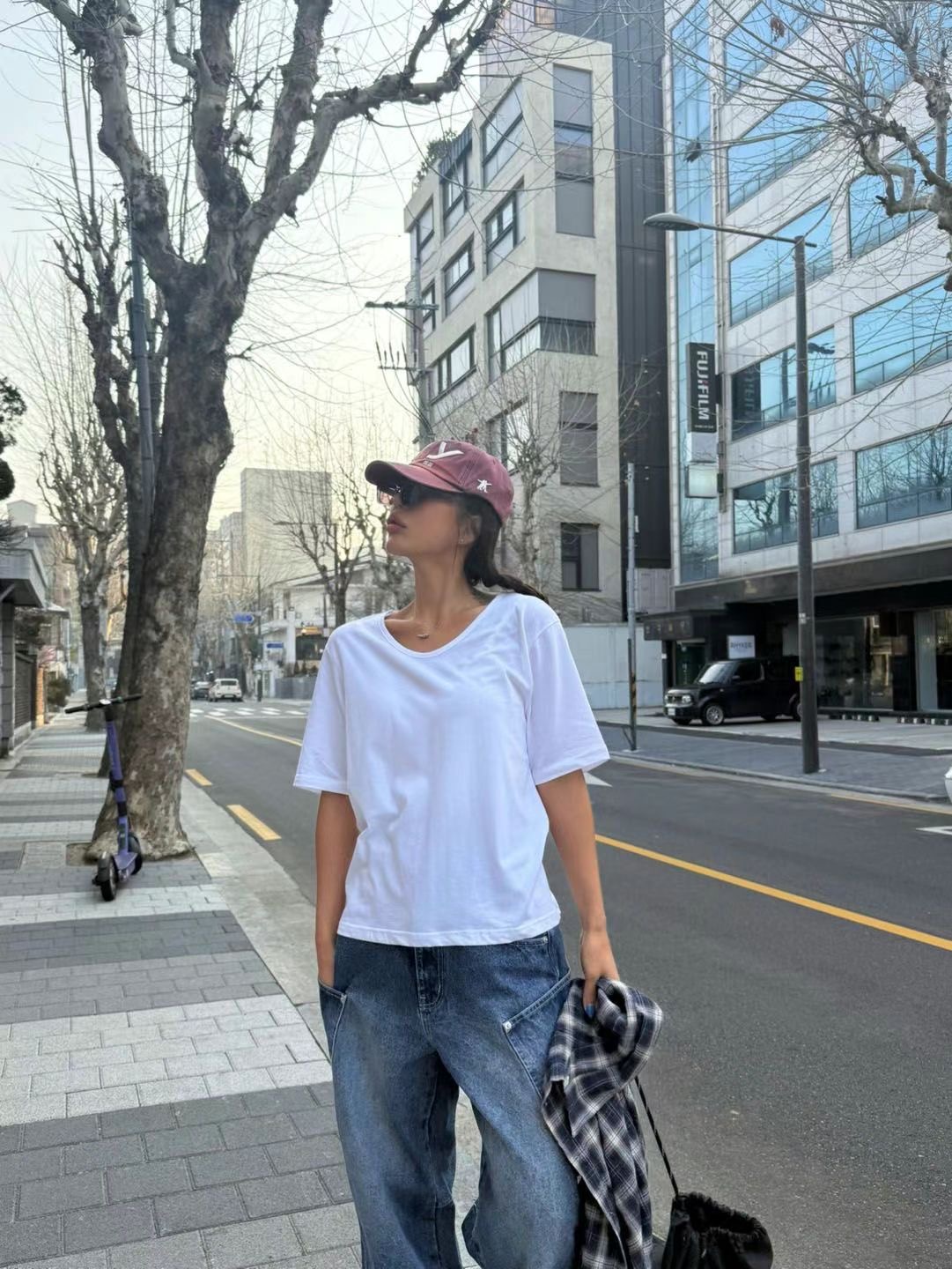QUEENS MADE韓國㊣直郵東大門代購女裝新款推薦休閑T恤莫代爾QUEENS MADET恤