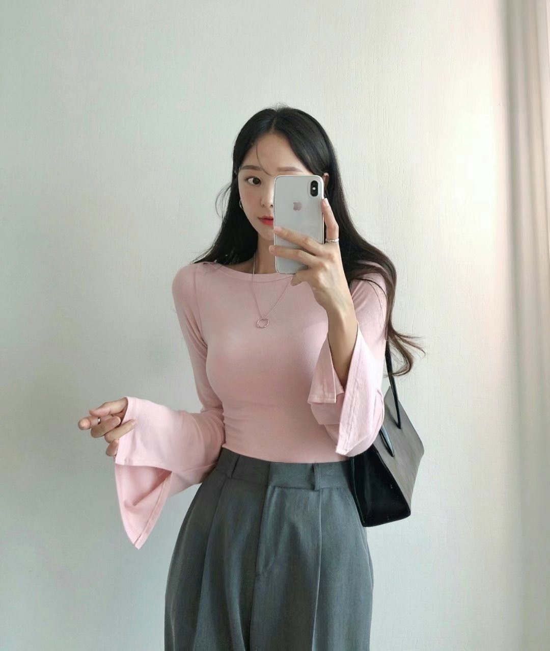 PUDDING韓國㊣直郵東大門代購女裝新款人氣熱賣推薦長袖T恤PUDDING長袖T恤圖色3