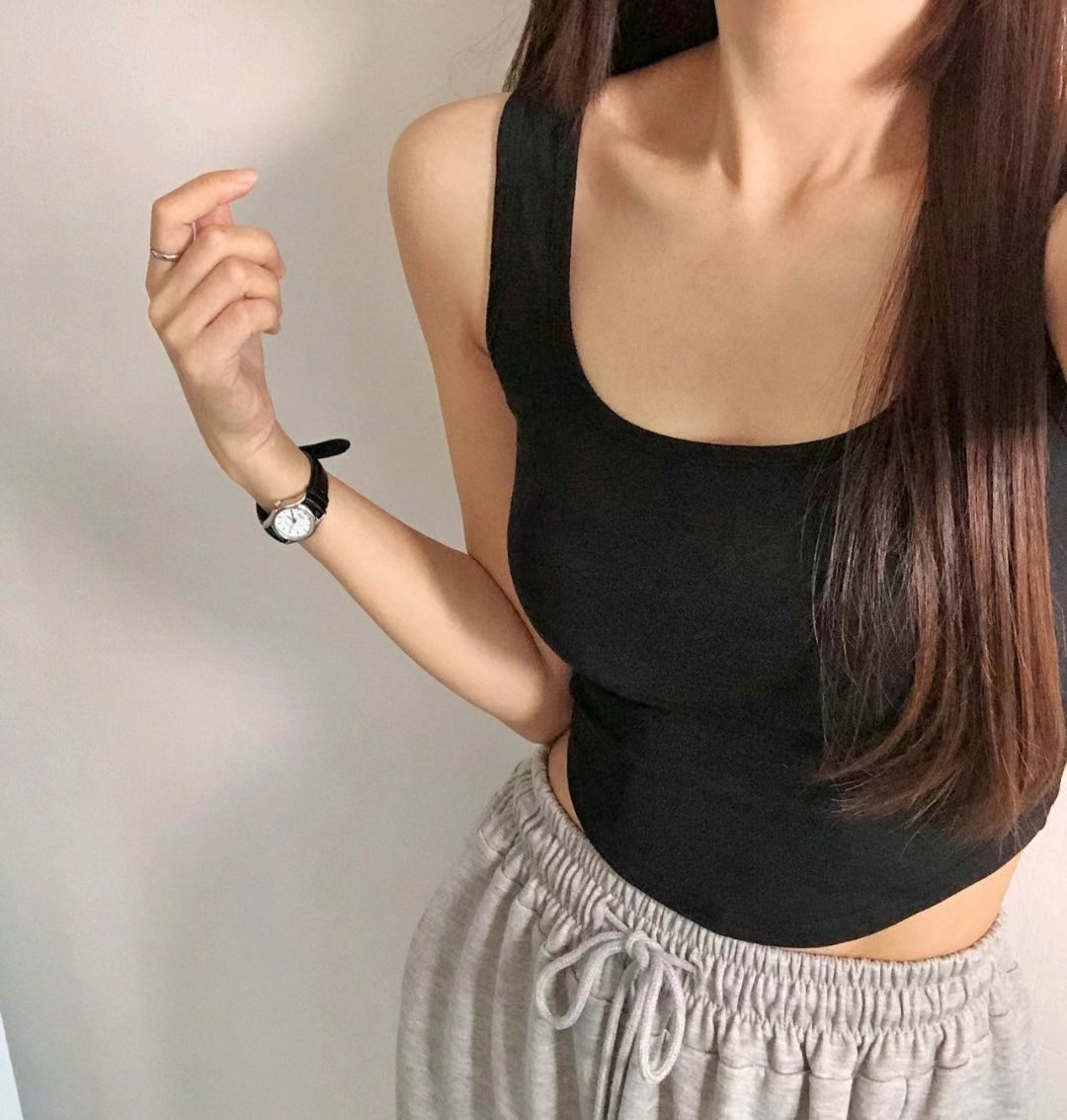 PUDDING韓國直郵㊣東大門實拍女裝新款時尚休閑人氣吊帶背心PUDDING吊帶/背心