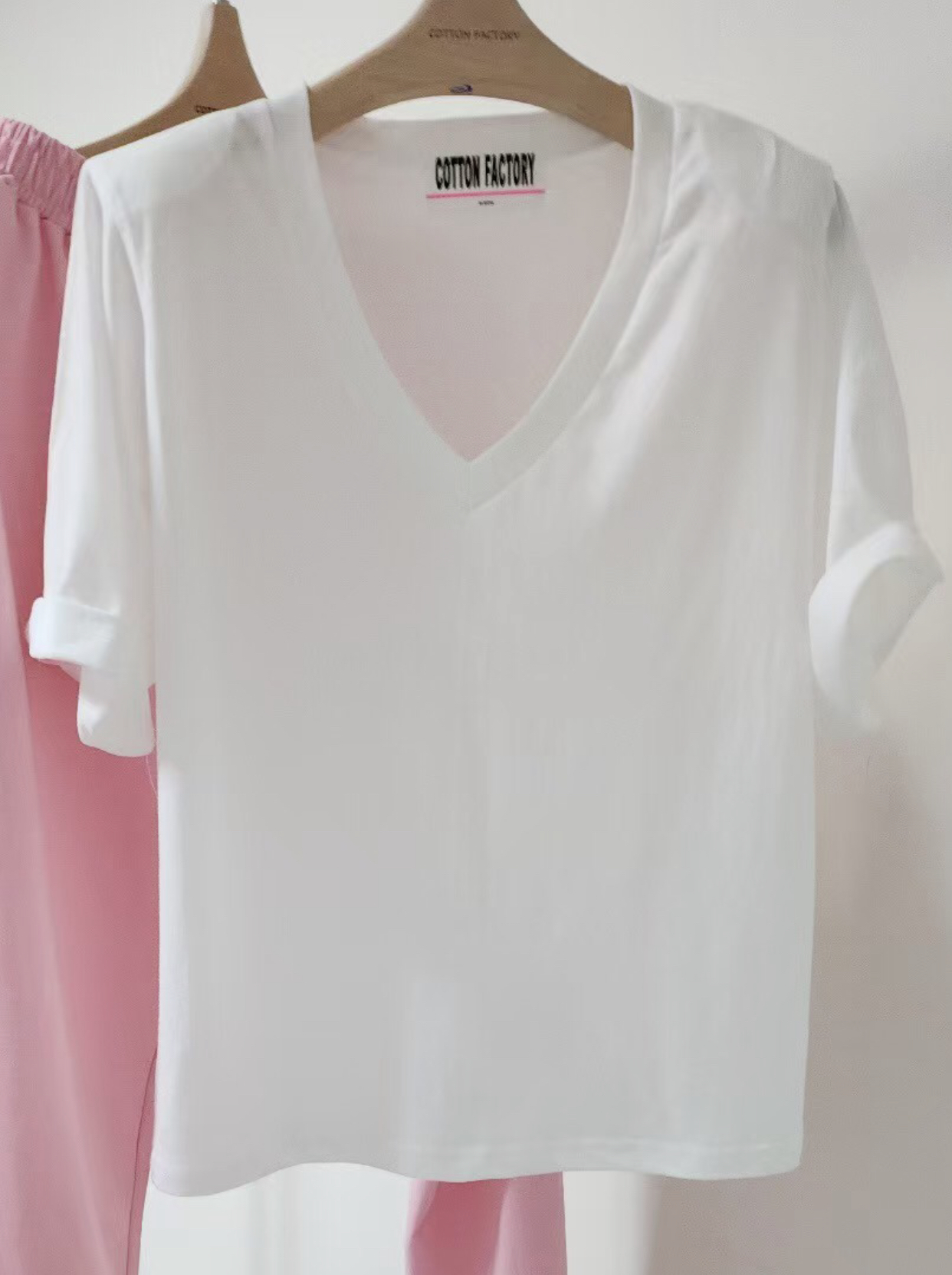 COTTONFACTORY韓國直郵㊣東大門實拍女裝新品推薦25春夏T恤COTTONFACTORYT恤圖色3
