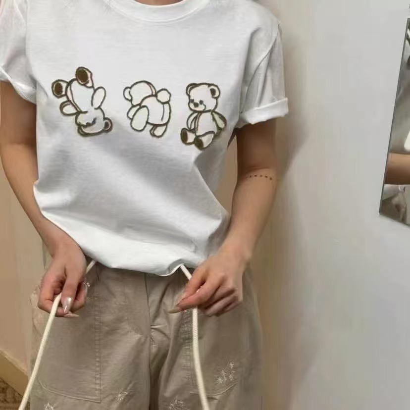 COTTONFACTORY韓國直郵㊣東大門實拍女裝新款人氣休閑推薦T恤COTTONFACTORYT恤
