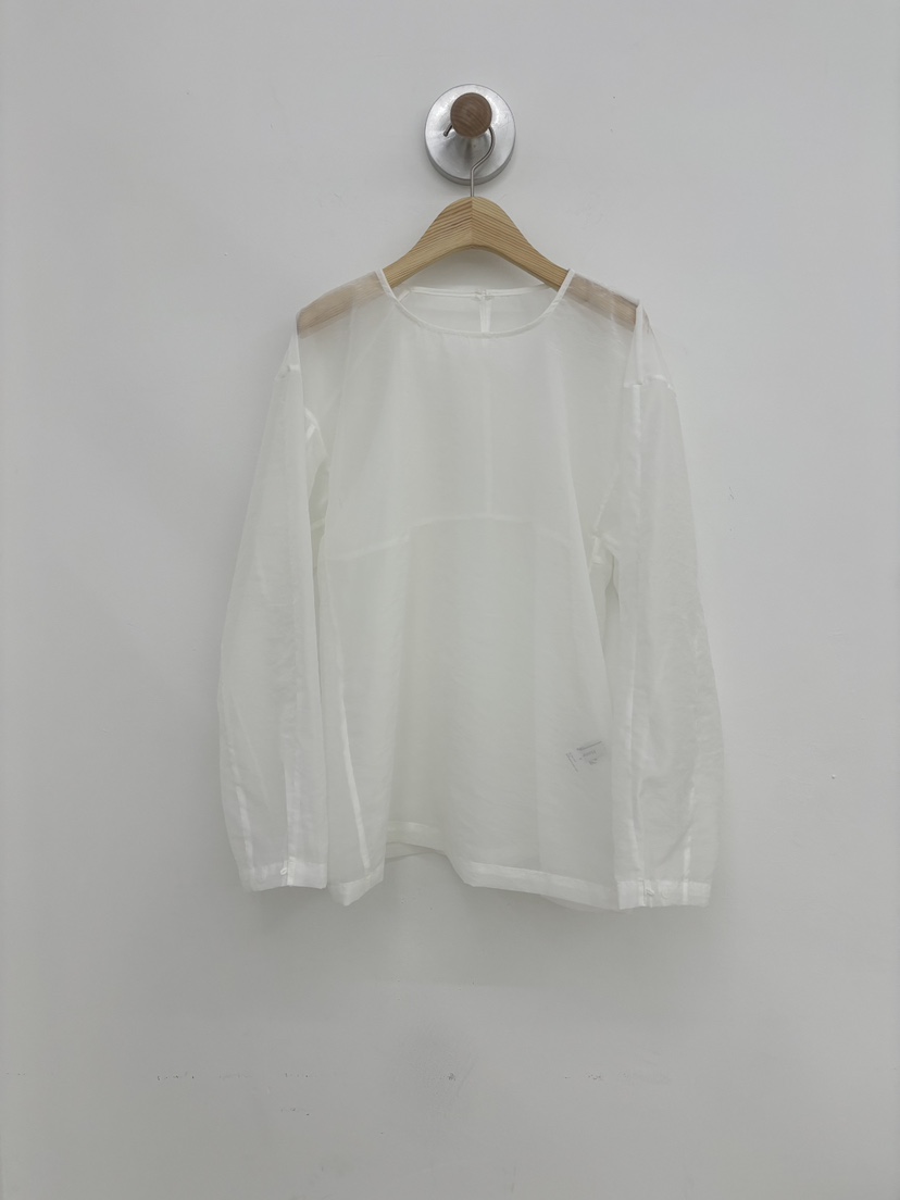 HOME GROUND直郵韓國代購㊣女裝新款25春夏襯衫蕾絲衫透明HOME GROUND襯衫/蕾絲衫
