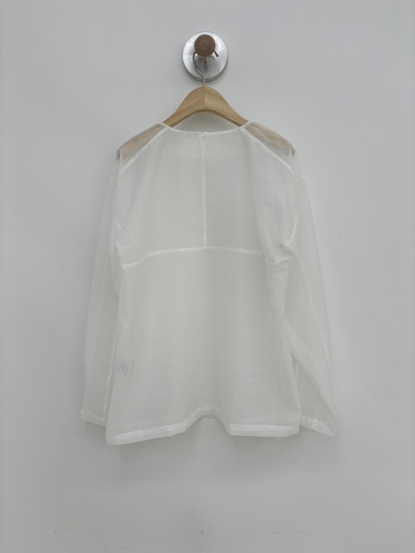 HOME GROUND直郵韓國代購㊣女裝新款25春夏襯衫蕾絲衫透明HOME GROUND襯衫/蕾絲衫