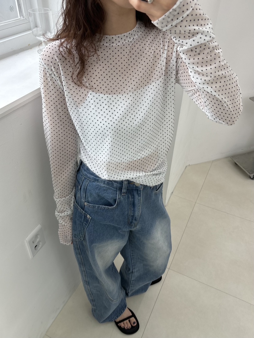 HOME GROUND直郵韓國代購㊣女裝新款時尚人氣推薦襯衫蕾絲衫HOME GROUND襯衫/蕾絲衫圖色3