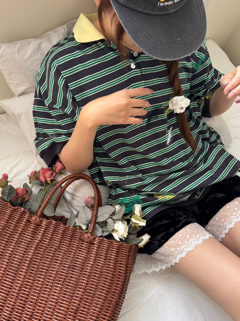 TOLL韓國直郵㊣女裝新品推薦熱賣25春夏人氣時尚短褲天鵝絨TOLL短褲