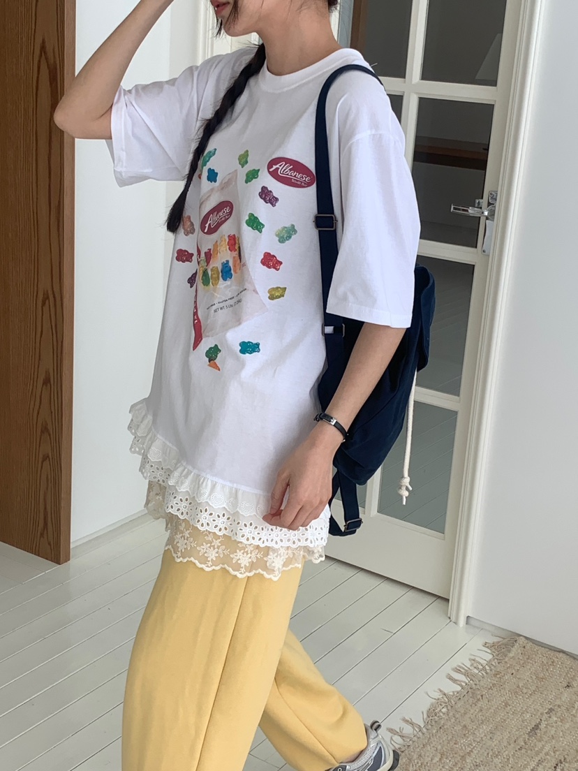 PARSLEY韓國直郵㊣女裝新款推薦熱賣時尚25春夏人氣休閑T恤DazeT恤
