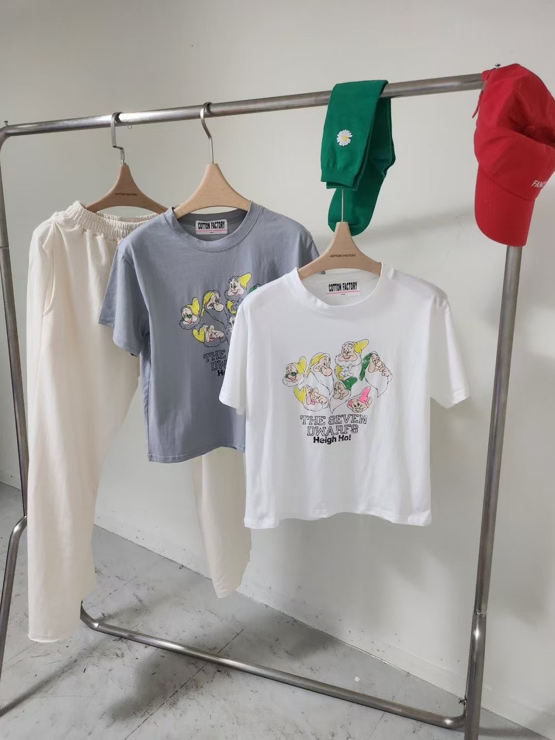 COTTONFACTORY韓國直郵㊣女裝新款時尚人氣25春夏熱賣推薦T恤COTTONFACTORYT恤